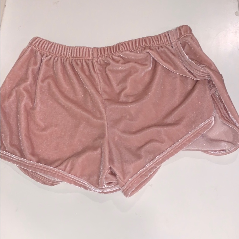 Brandy Melville suede shorts